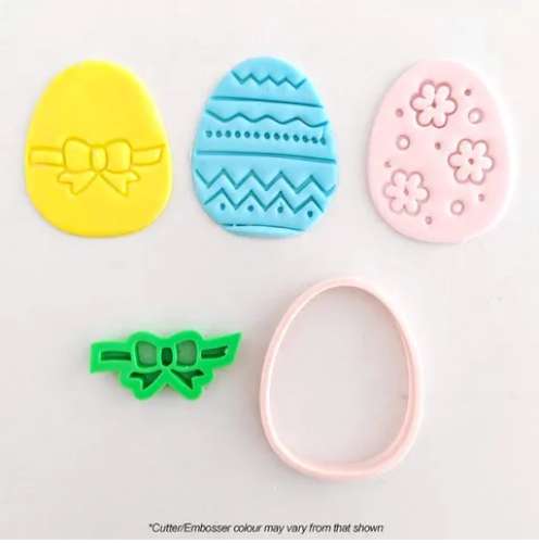Cookie Stamp Embosser and Cutter - Easter Egg - Click Image to Close